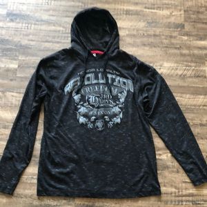 Rivet61 men’s long sleeve cotton hoodie